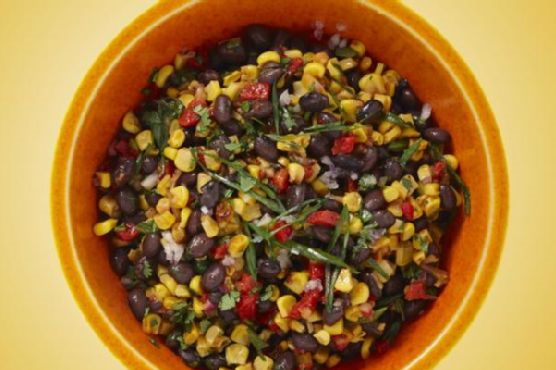 Spicy Roasted Corn & Black Bean Salad