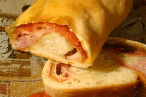 Three Meat Stromboli