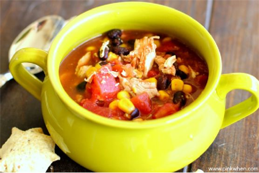 Slow Cooker Chicken Taco Soup