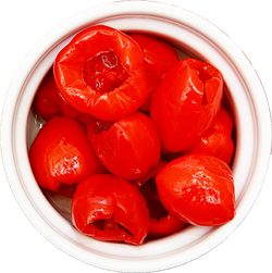 Hot cherry peppers