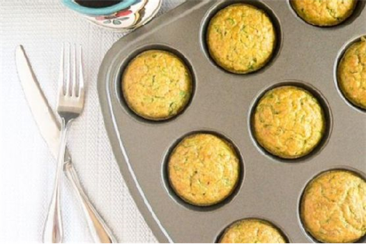 Spinach Almond Amaranth Breakfast Muffins