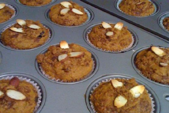 Spicy Pumpkin Carrot Muffins